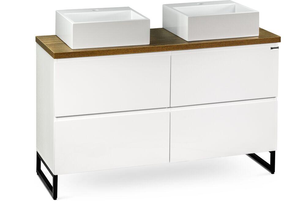 Balcão Newcastle 1,20 Branco/Freijo Venturi