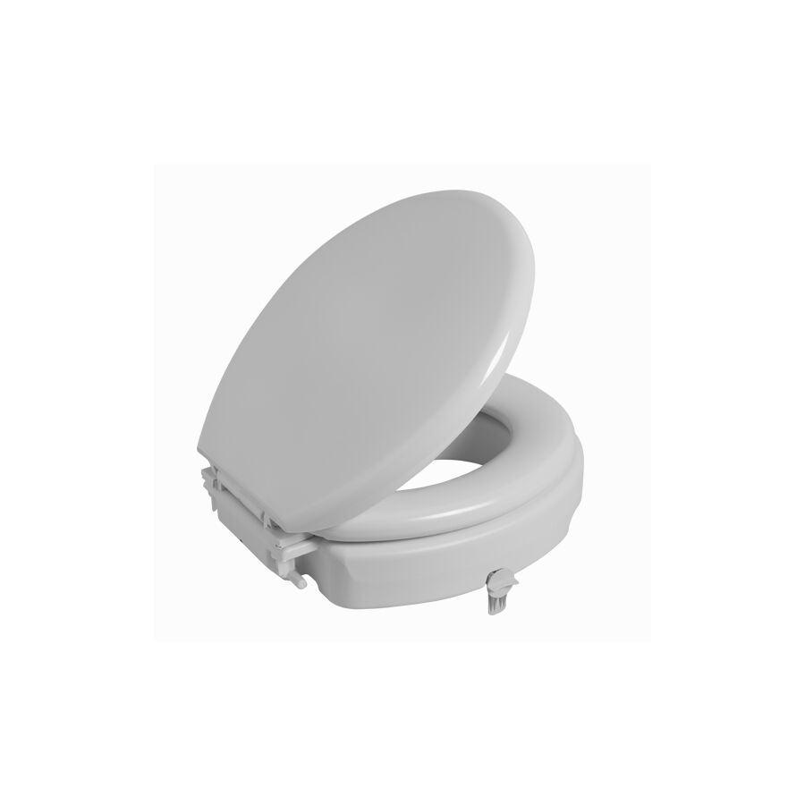 Assento Elevado com Trava Polipropileno Branco Astra