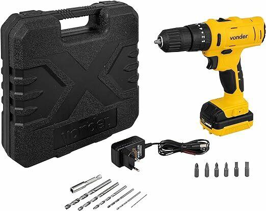 Furadeira Parafusadeira Impacto à bateria PFV120I Bivolt 3/8