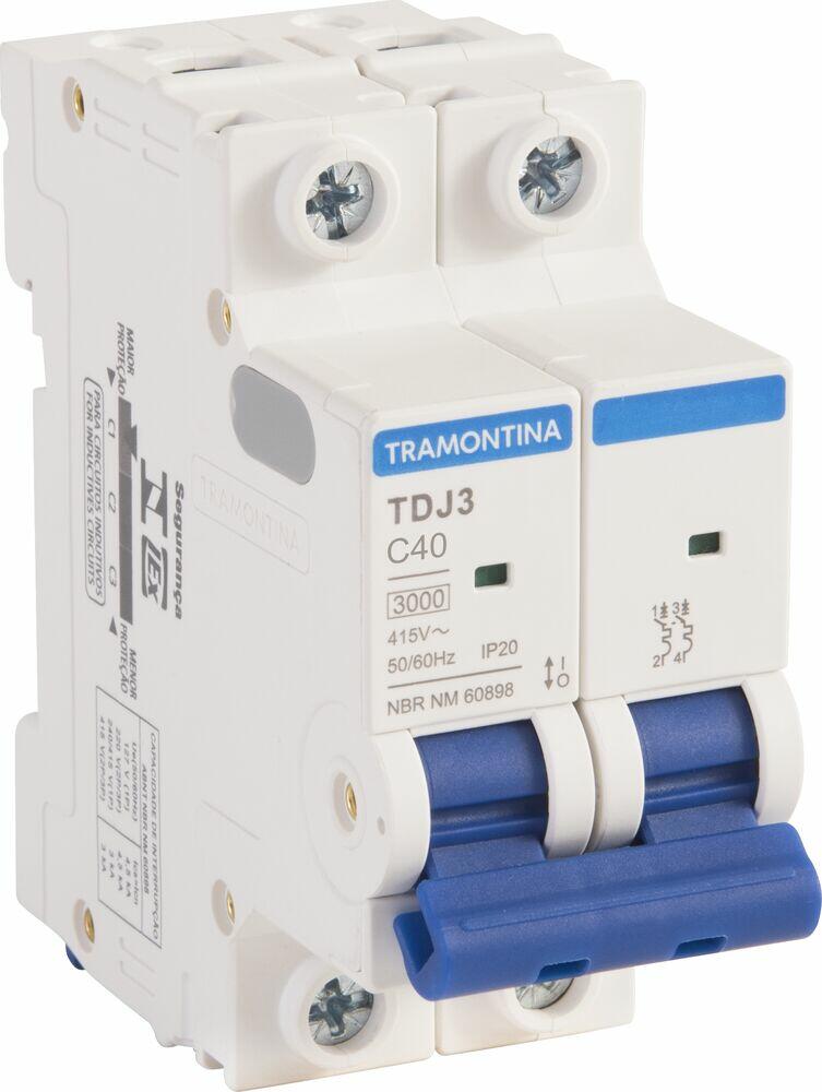 Disjuntor Tdj3 40 Amperes Bipolar Branco Tramontina