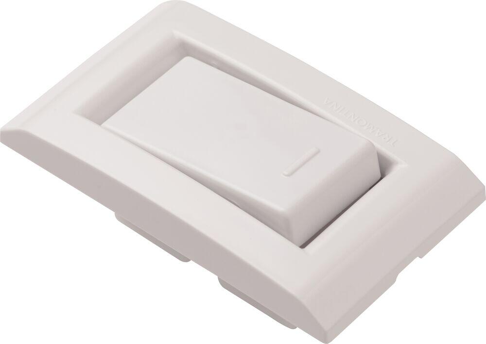 Conjunto para Móvel 1 Interruptor Simples 10A Liz Branco Tramontina