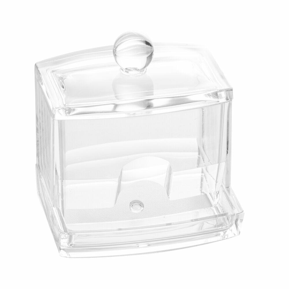 Porta Cotonete 2000x2000 Acrílico Transparente Coliseu
