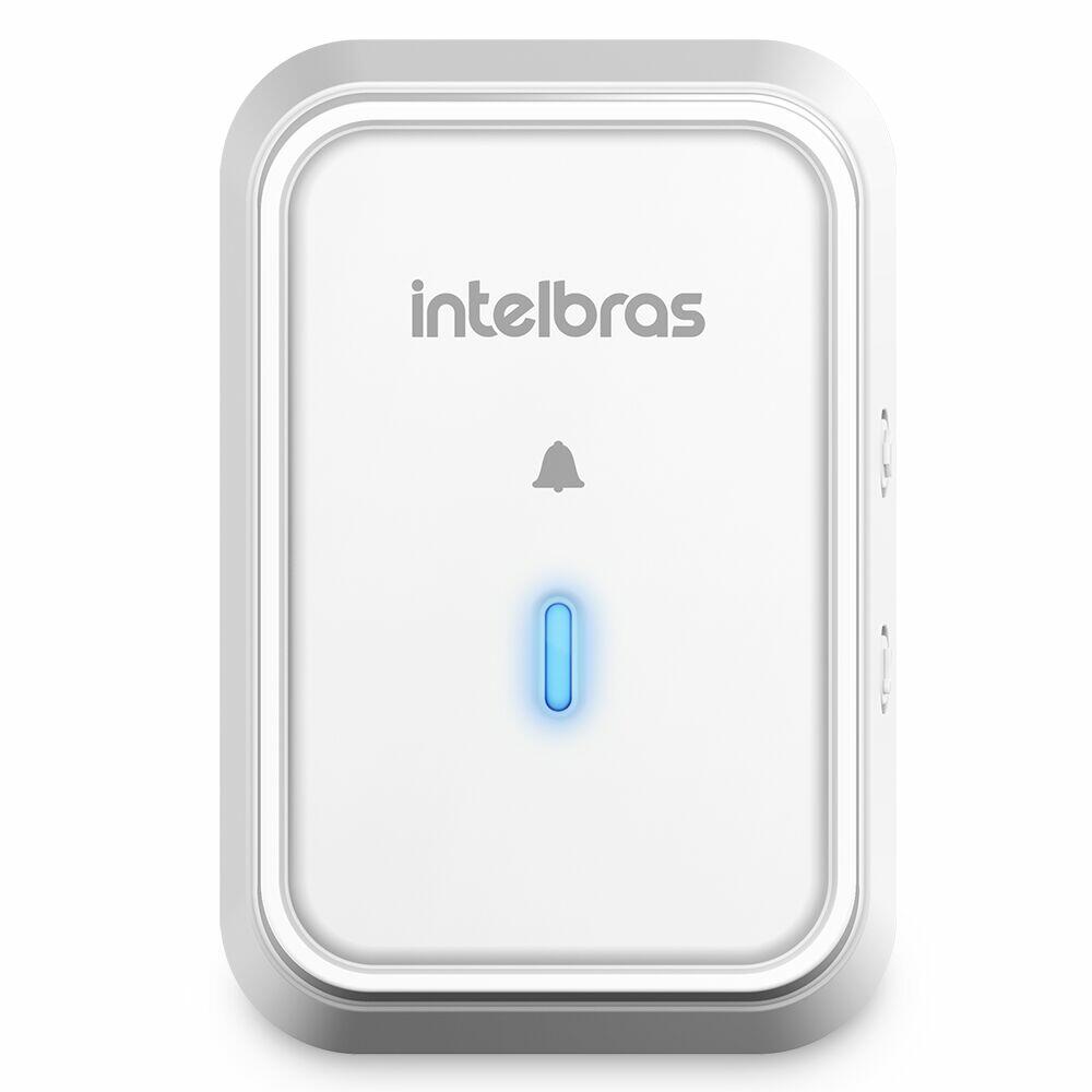 Campainha Sem Fio Com Bateria CIB 101 Branco Intelbras