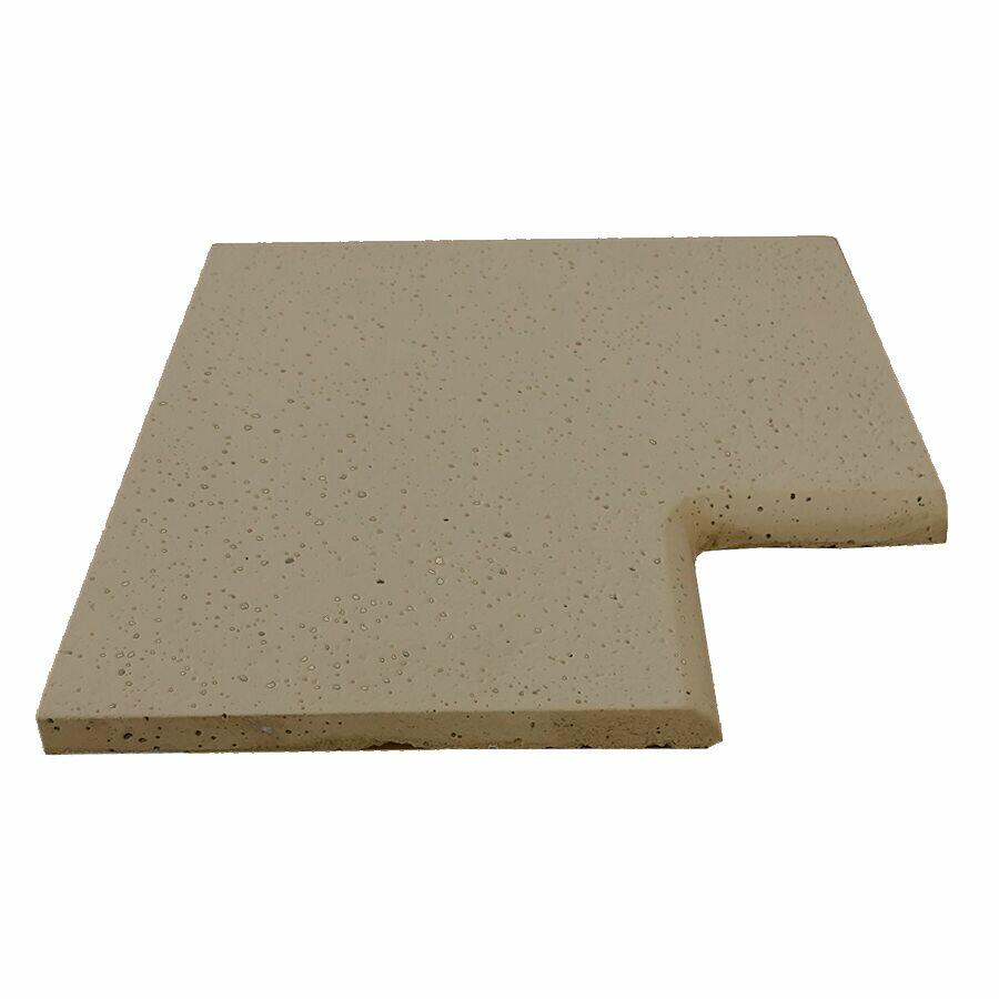 Borda Boleada Canto 90º Via Acqua Amber 32,5x32,5x2 Cimentíssimo