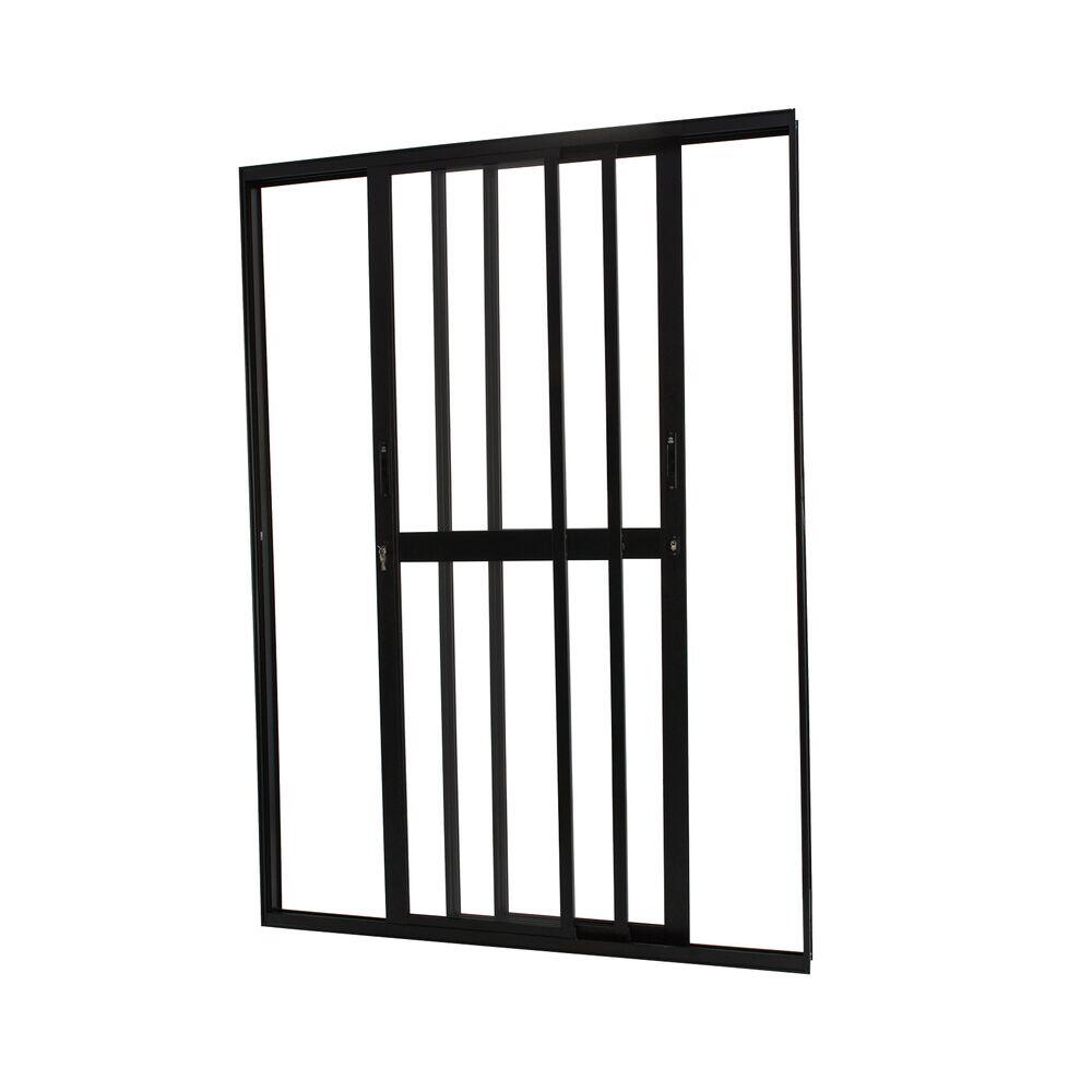 Porta Nobre de Correr 3 Folhas 2,10x2,00 Preta Crv