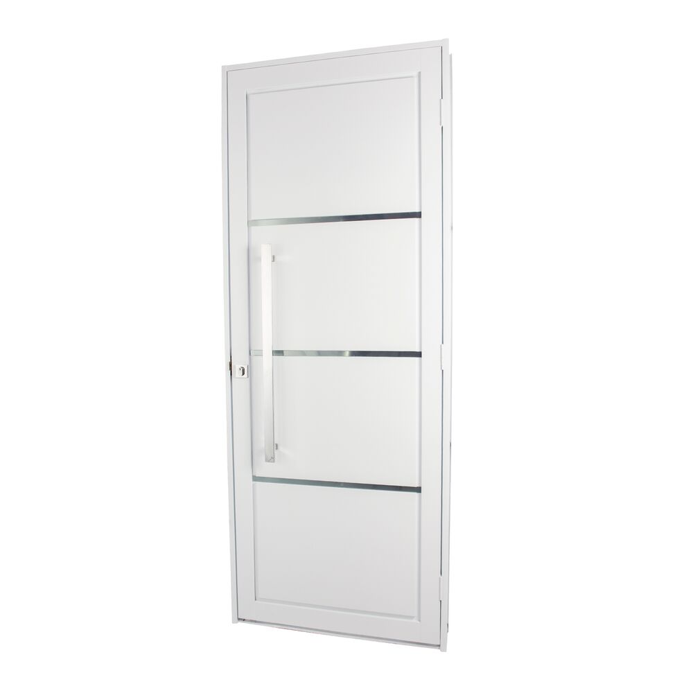 Porta Pivotante RD1 com Friso 105x215 Branco CRV