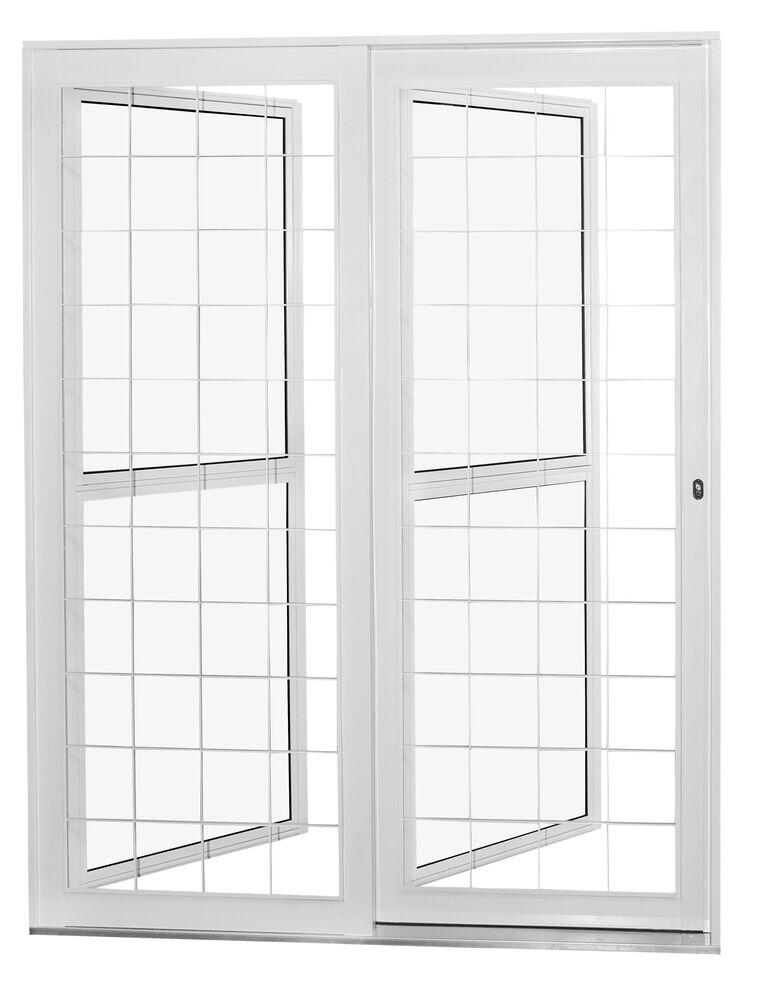 Porta Postigo de Correr Quadrada Esquerda 1,60x2,15 Branca CRV