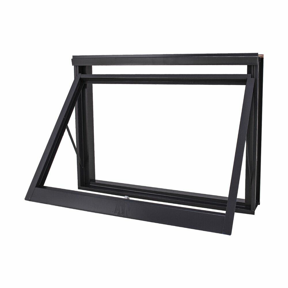 Janela Maxim-Ar Vitrô R8 Vg Prime 60x60CM Preto CRV