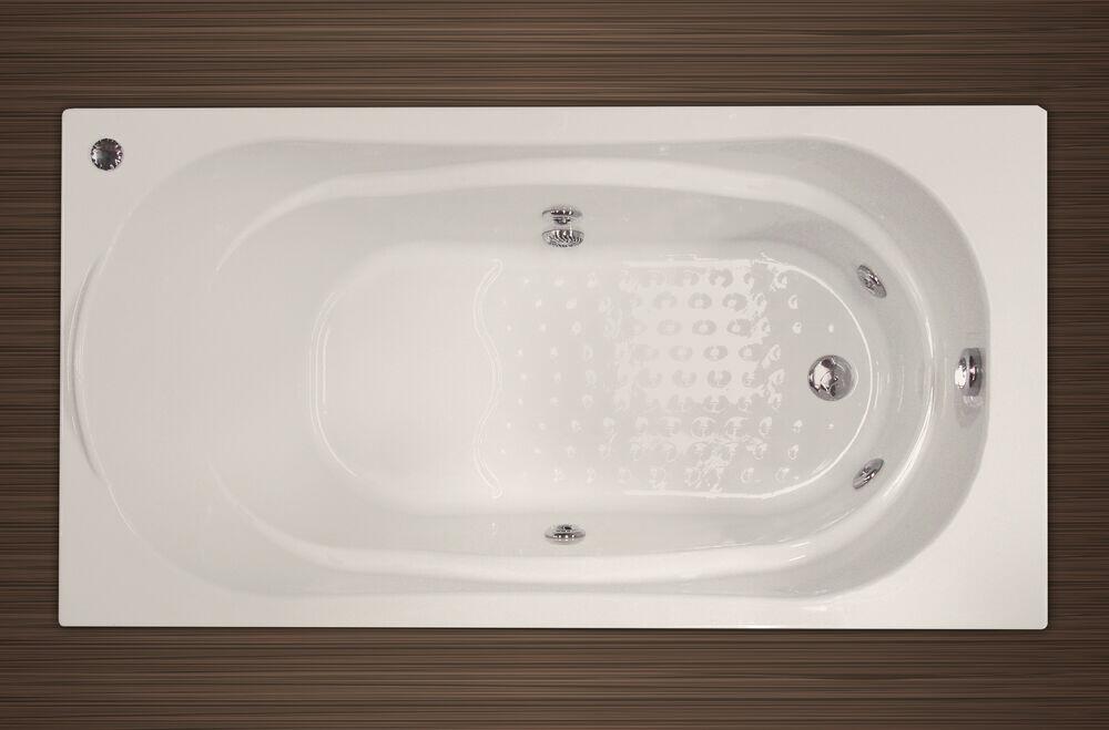 Banheira Acrílica Com Hidro Ancona 1,70x0,80 Branca Stamplas