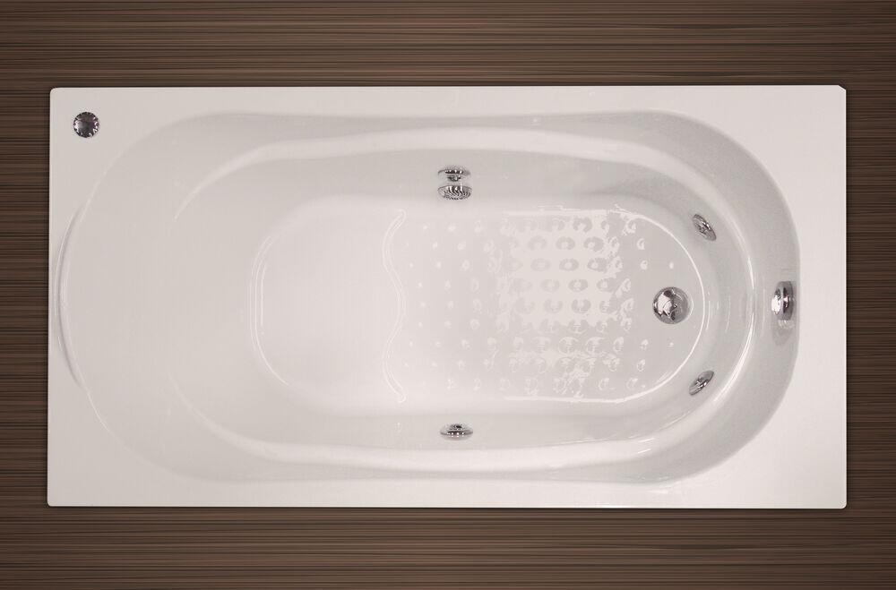 Banheira Acrílica Com Hidro Torino 1,50x80 Branca Stamplas