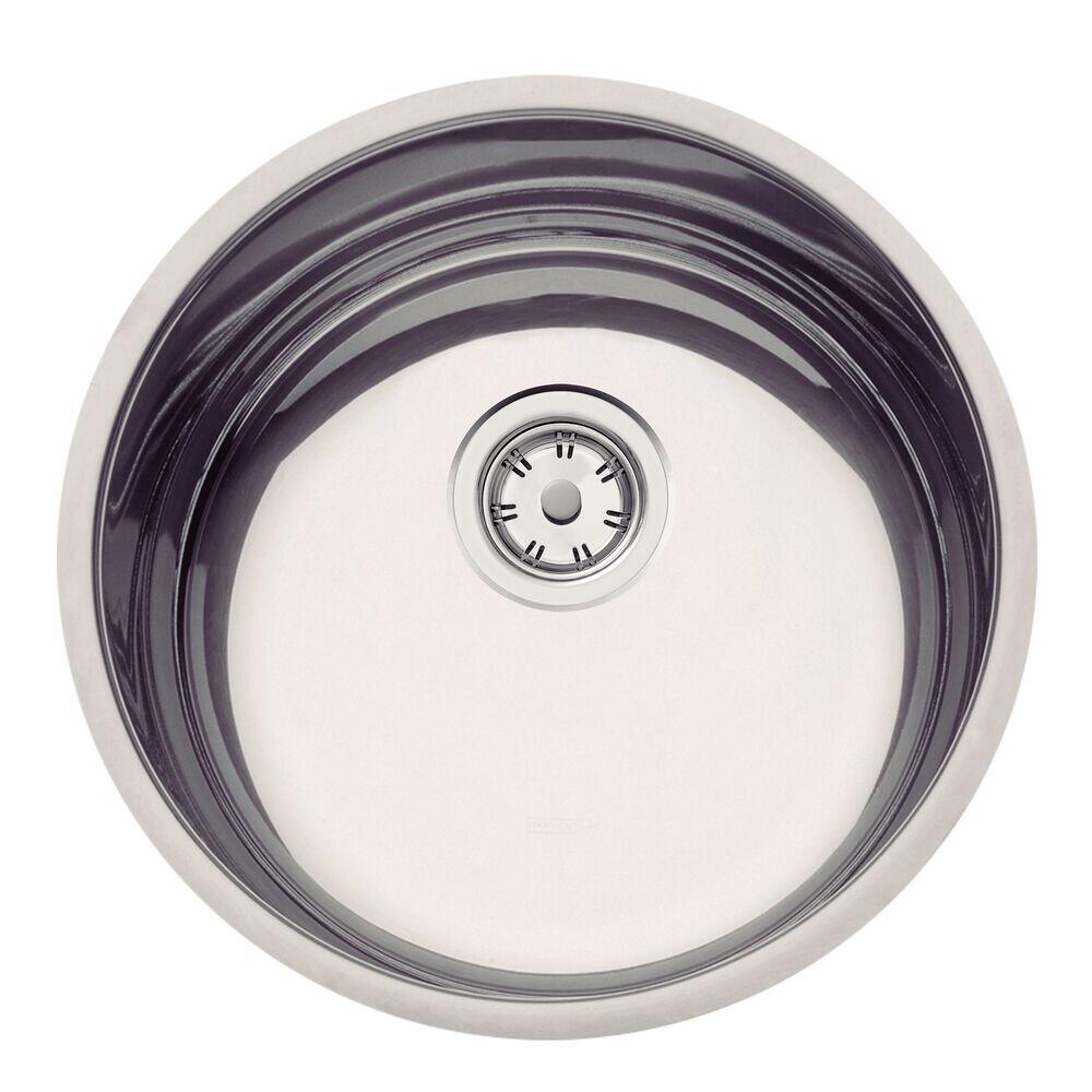 Cuba para Cozinha de Embutir Luna Polido 35x35 Aço Inox Tramontina