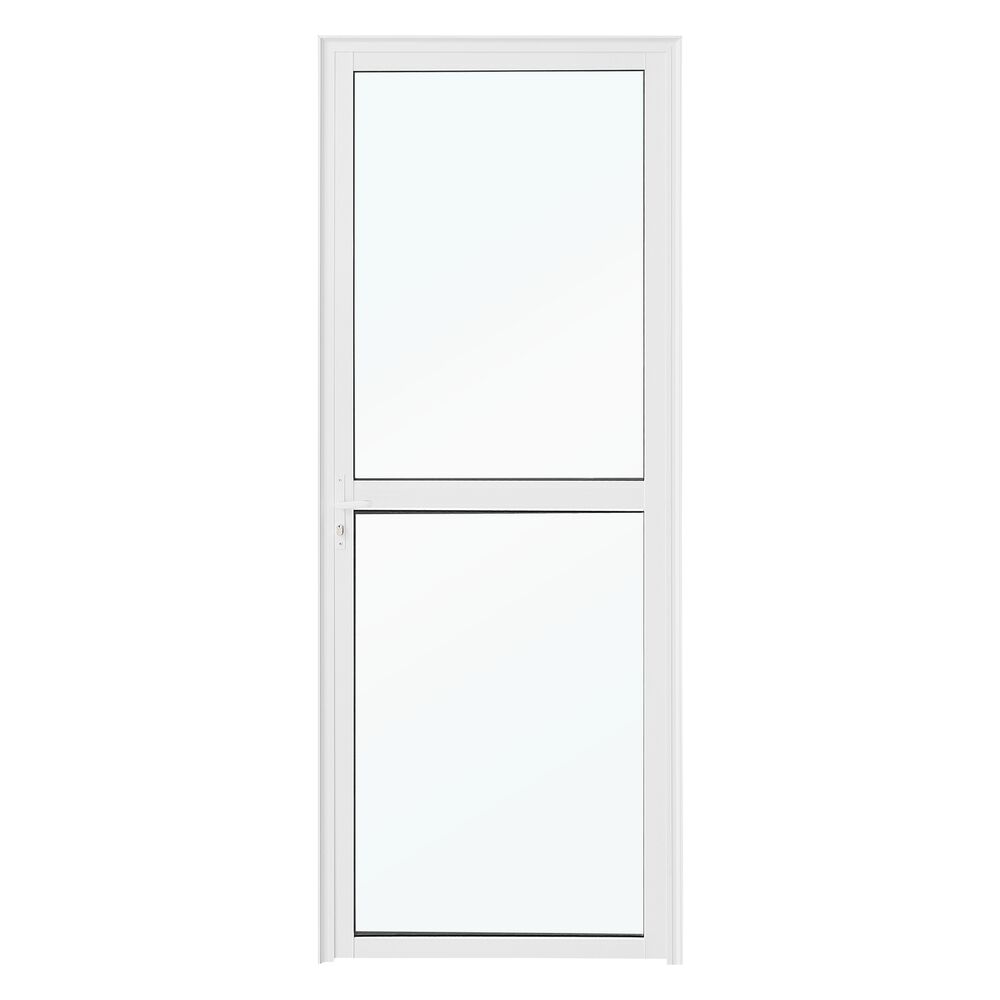 Porta Nobre com 2 Vidros 80x210 Esquerdo Branco CRV