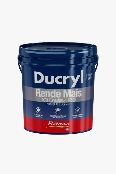 Tinta Ducryl Standard 18L Branco Fosco Renner