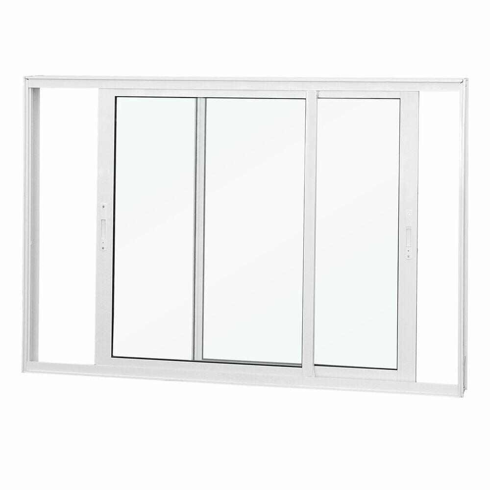 Janela de Correr Nobre com 2 Folhas de Vidro 150x120 Branco CRV