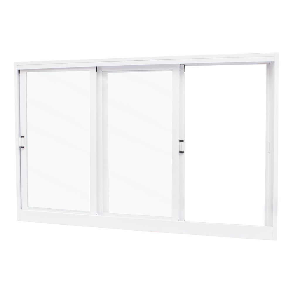 Janela de Correr Nobre com 3 Folhas 150x120 Branco CRV