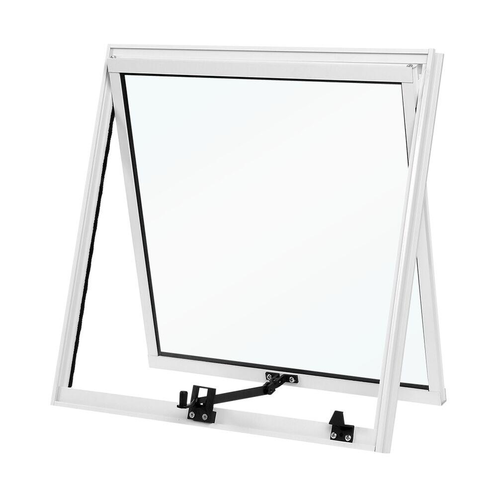 Janela Maxim-Ar Classic de Vidro 1 Folha 50x50 Branco CRV