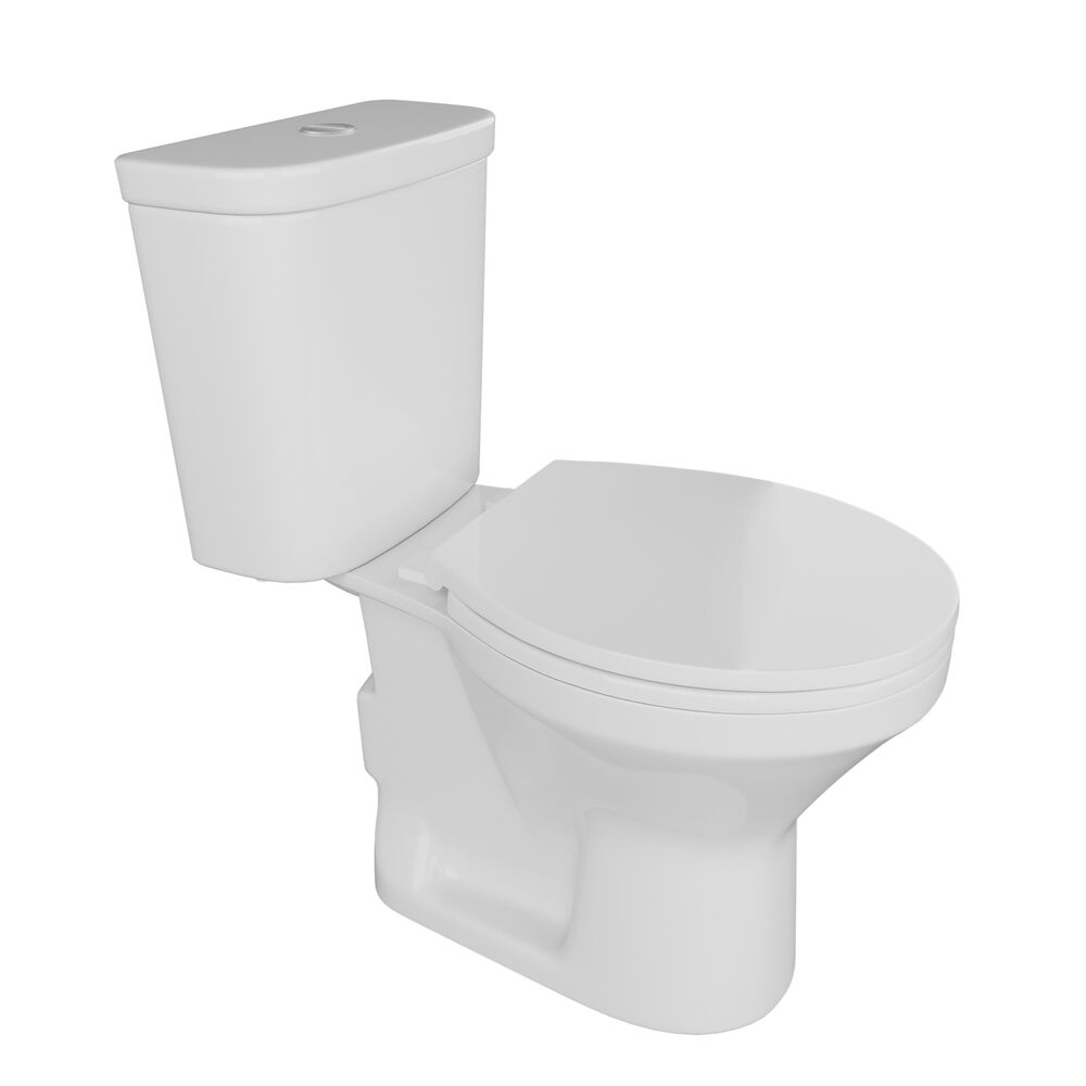 Kit Vaso Sanitário com Caixa Acoplada Acionamento Duplo 3/6L Ignis Branco Fiori
