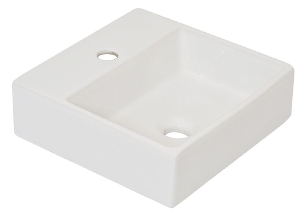 Cuba para Banheiro de Apoio com Mesa Branca 35x35 Fiori