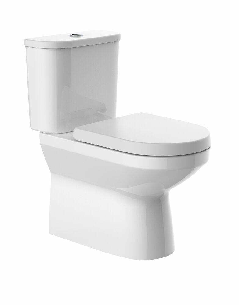 Kit Vaso Sanitário com Caixa Acoplada Acionamento Duplo 3/6L Span Round Branco Kohler