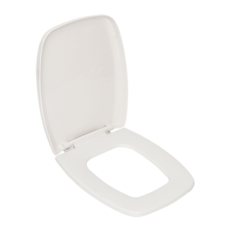 Assento Sanitário Poliester Amarilis com Queda Amortecida Branco Kohler