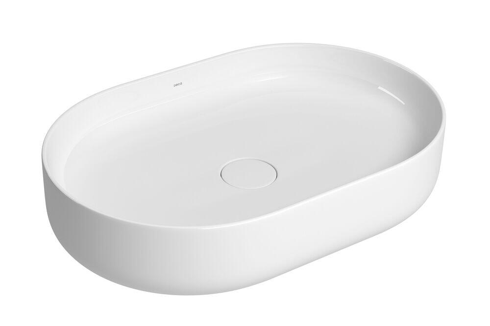 Cuba para Banheiro de Apoio Oval 60x40 Ébano Fosco Deca