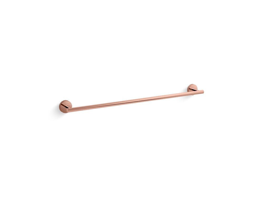 Porta Toalha Elate com Barra 61cm Rose Gold Kohler