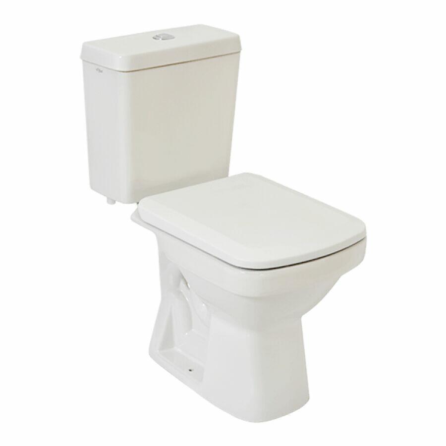 Kit Vaso Sanitário Com Caixa Lirio 3/6l Branco Fiori