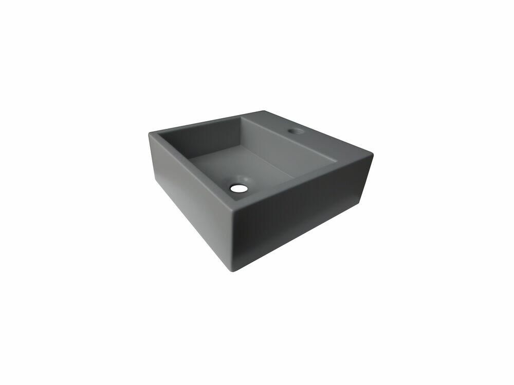 Cuba para Banheiro Topázio 35x35cm Chumbo Fosco Venturi