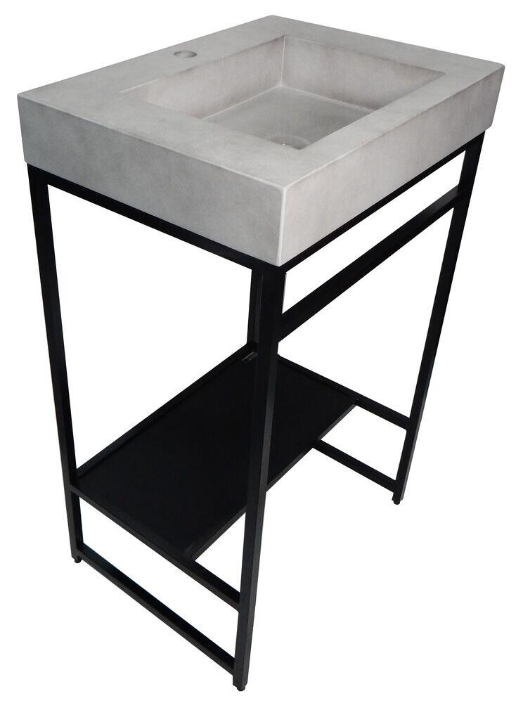 Balcão Iron Black Rennes 60cm Cinza Venturi