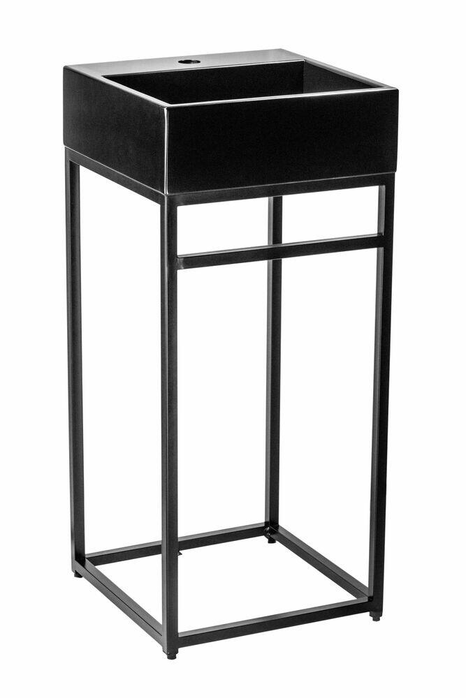 Balcão Iron Preto Fosco 40x40 Venturi