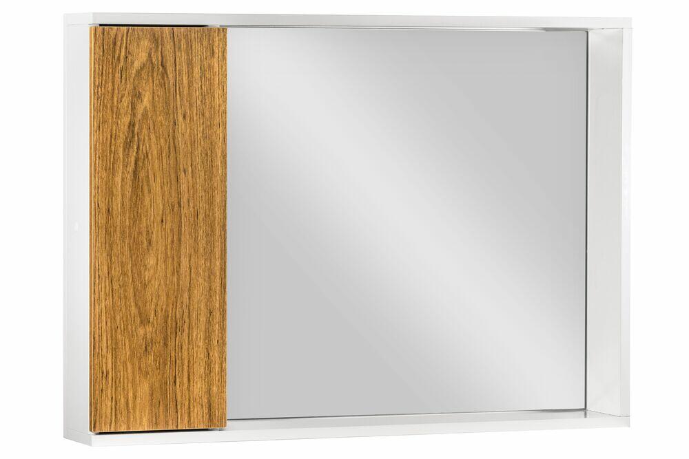 Kit Balcão Riviera 80x45 Branco/Freijo Venturi