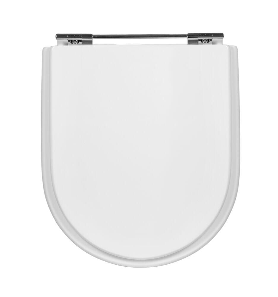 Assento Sanitário MDF Laqueado Vogue Plus/Etna Branco Hidrofama