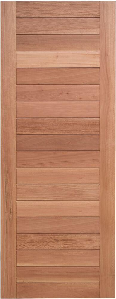 Porta 18 Almofadas com Negativos Direito Externo Eucalipto 213x85 Madecen