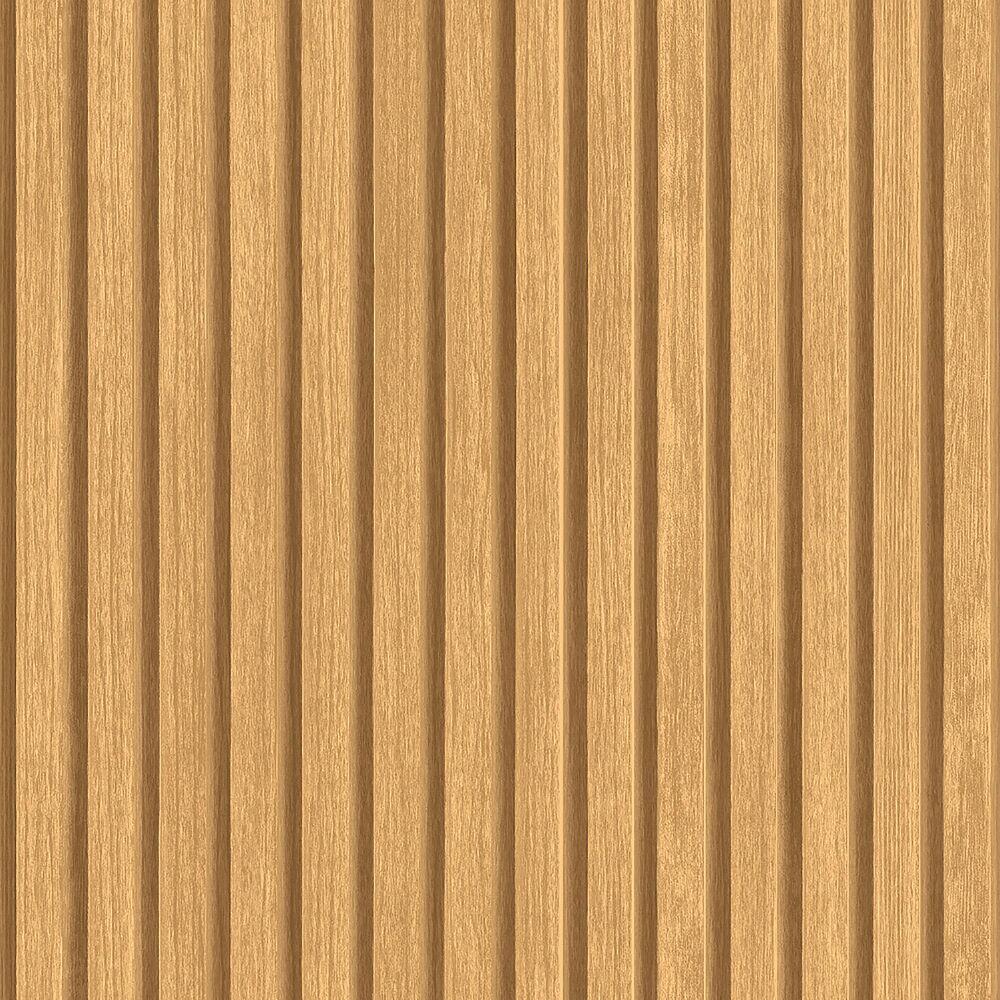 Papel de Parede Madeira 0,52x9,5 Marrom Bobinex