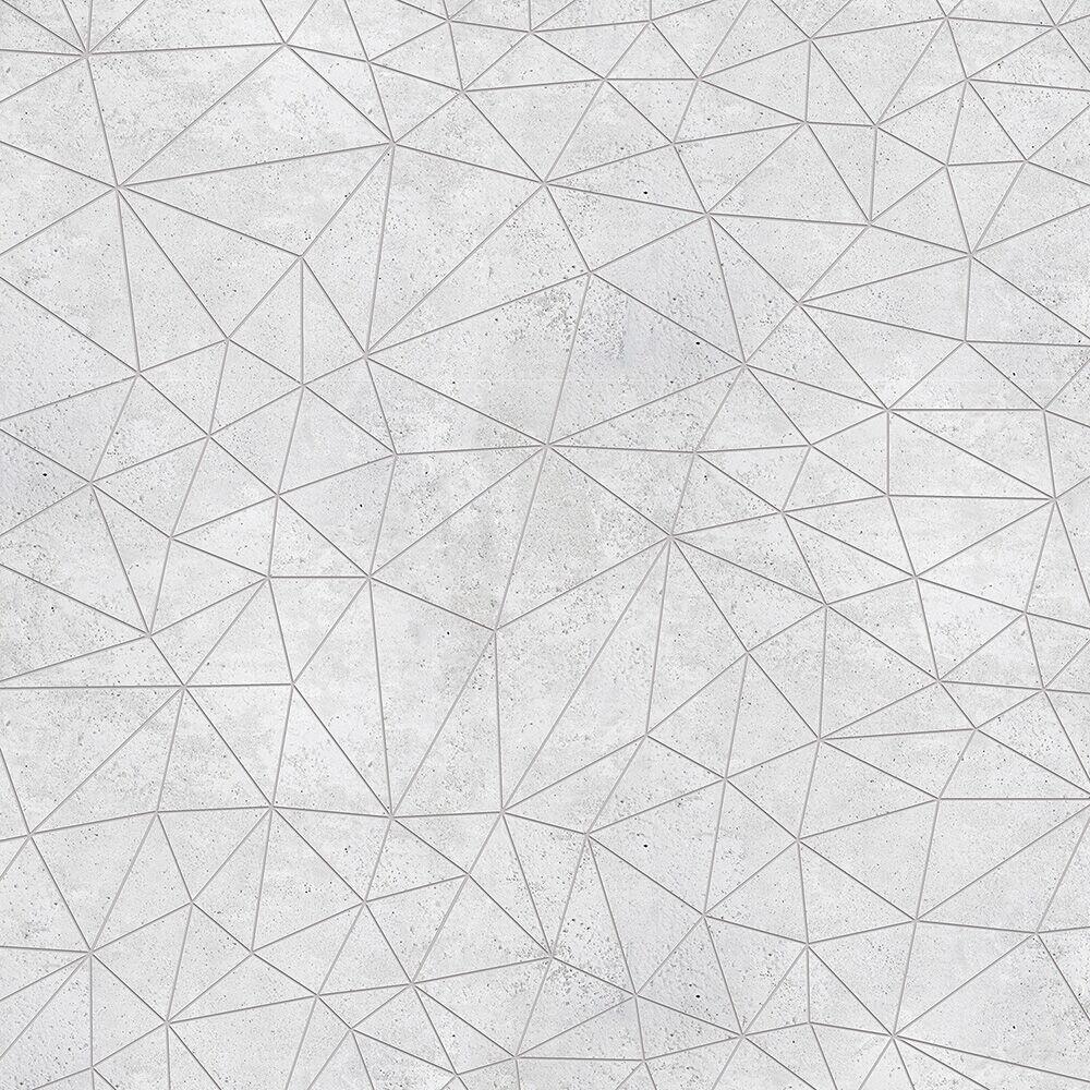 Papel de Parede Pedra/Tijolo 0,52x9,5 Cinza Bobinex