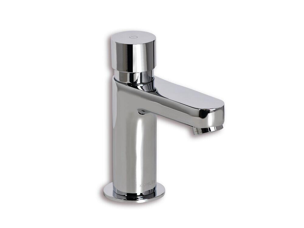 Torneira para Lavatório Soft Press Fechamento Automático Cromado Kohler