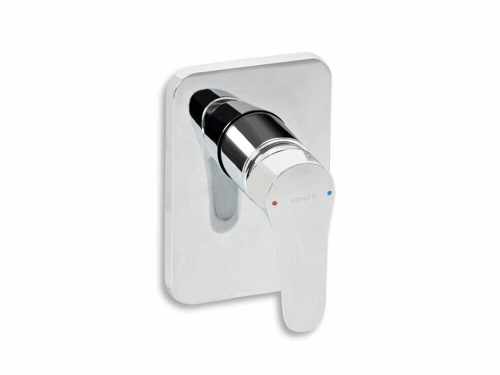 Acabamento Misturador Monocomando para Chuveiro July Cromado Kohler