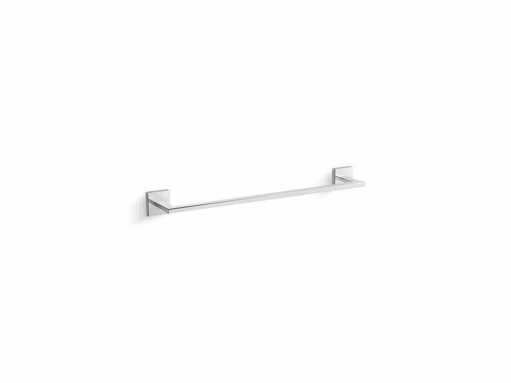 Toalheiro com Barra Square Cromado 45cm Kohler