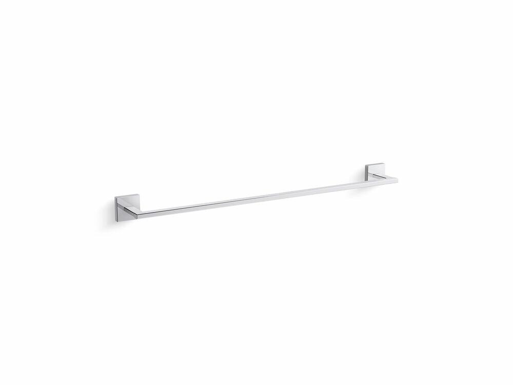 Toalheiro com Barra Square Cromado 61cm Kohler