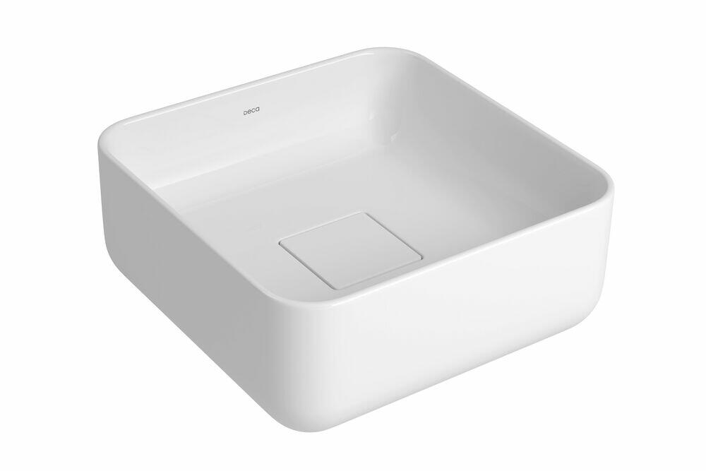 Cuba para Banheiro de Apoio Quadrada Slim 30x30 Branco Gelo L.11030.17 Deca