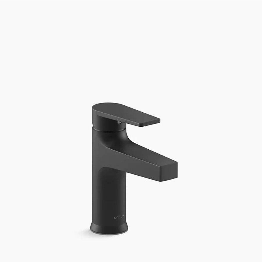 Misturador Monocomando para Lavatório Taut Bica Baixa Black 1/2