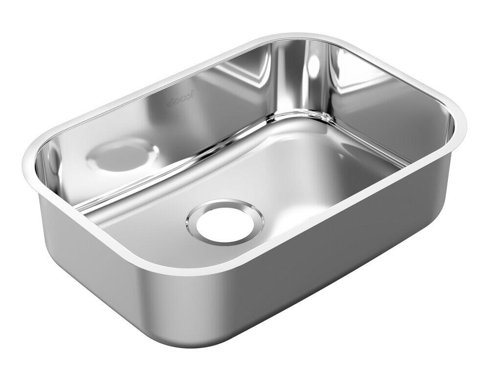 Cuba para Cozinha de Embutir Riva Brilho 47x32x14,5 Aço Inox Docol