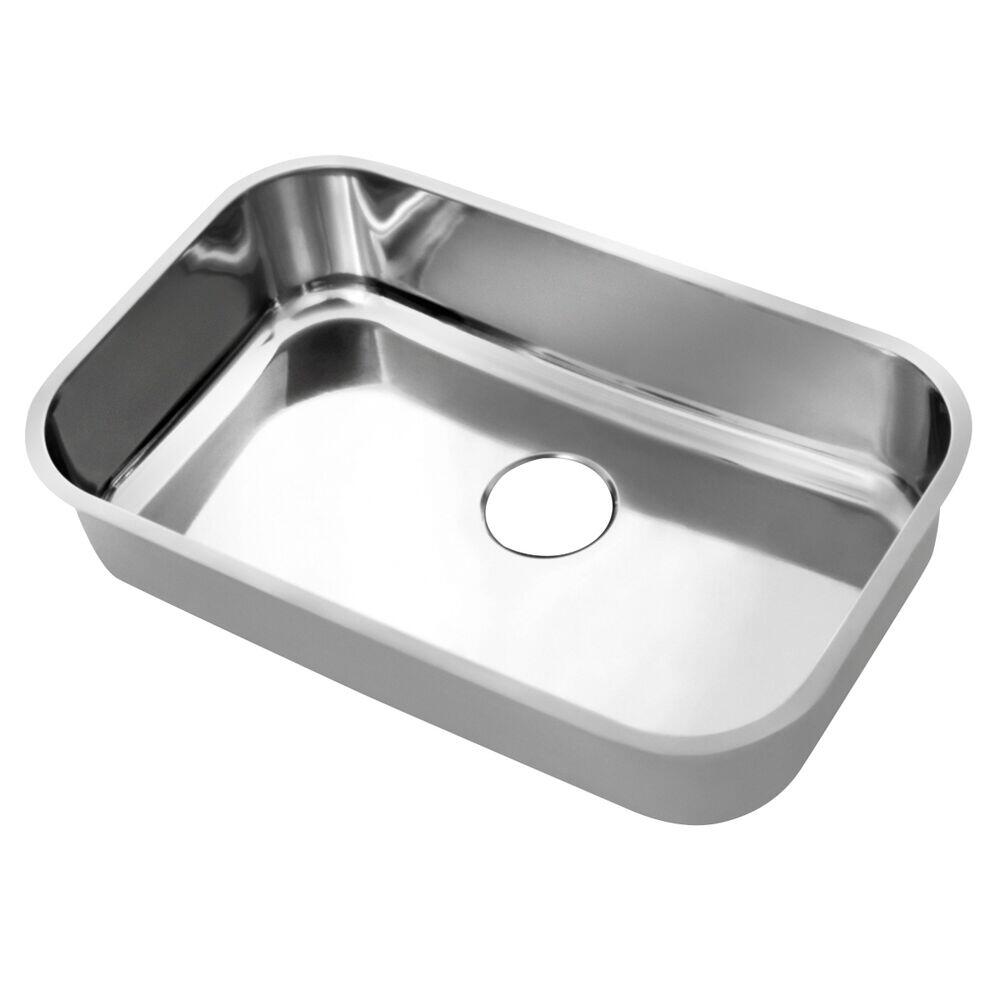 Cuba para Cozinha de Embutir Riva Simples Polida 56x34 Aço Inox Docol