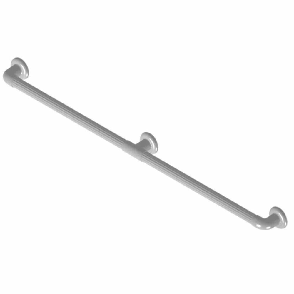 Barra de Apoio Reta em PVC 120cm Branco Astra