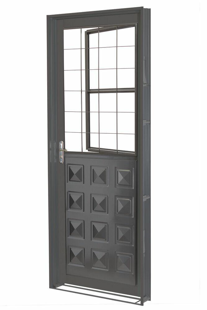 Porta Mista Quadrada Dupla Prime R12 Esquerda com Postigo 215x84 CRV