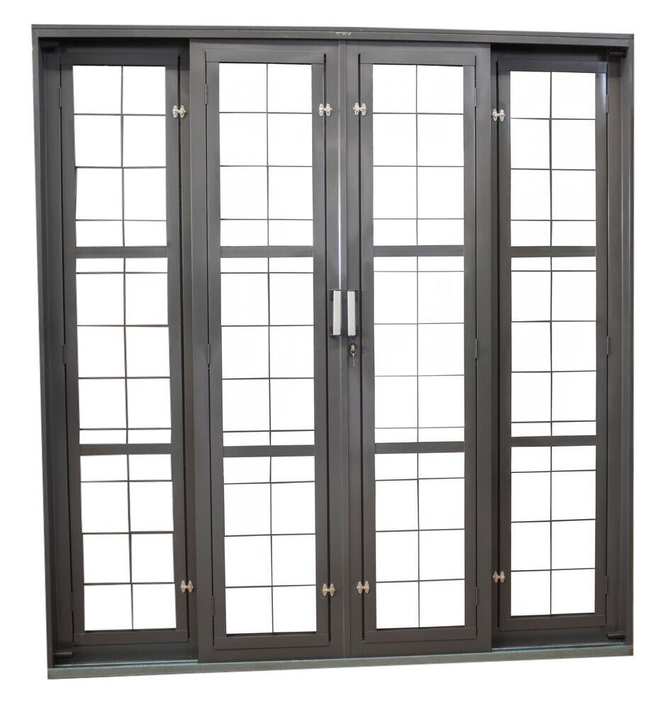 Porta de Correr Quadriculada R14 Prime com Postigo 215x200 CRV