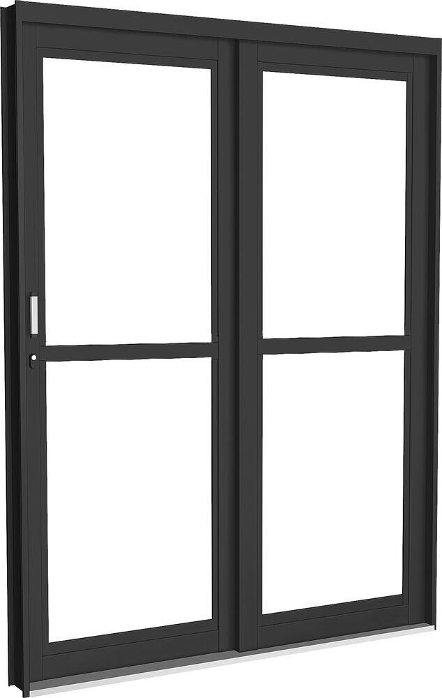 Porta de Correr Sem Vidro Direito Grande Prime 215x160 CRV