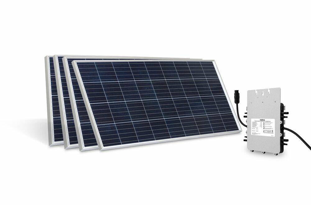 Gerador Solar Ongrid para Telha Metal 1200W 220V Intelbras