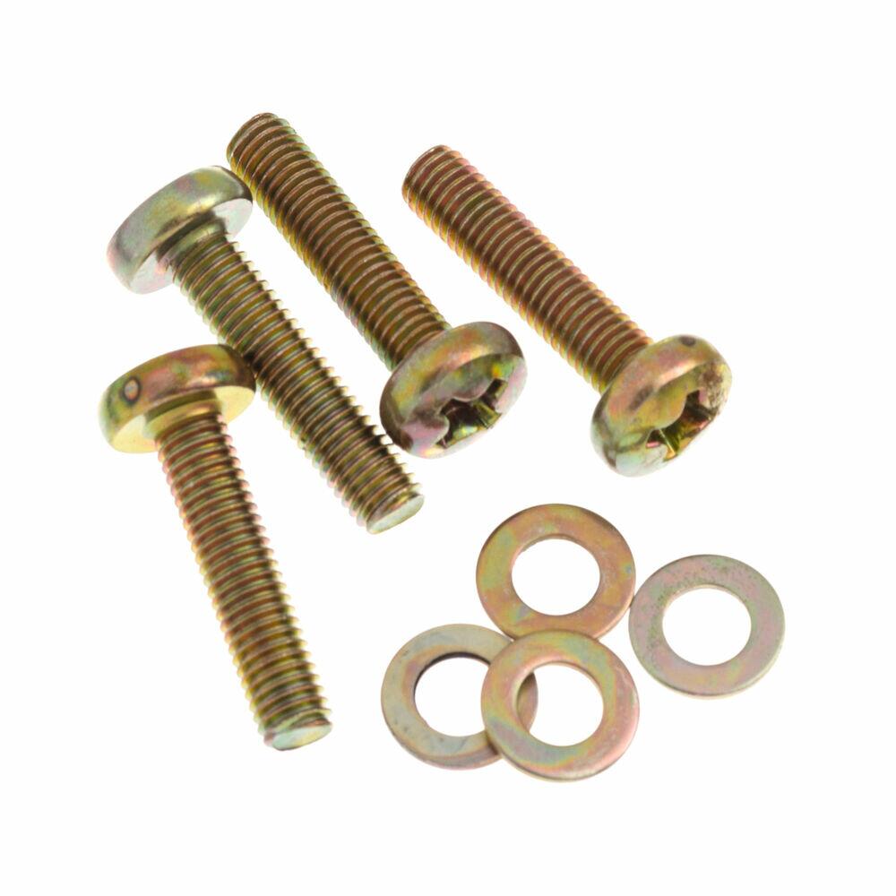 Parafuso Suporte TV Cromado m8x35mm Dourado Bemfixa