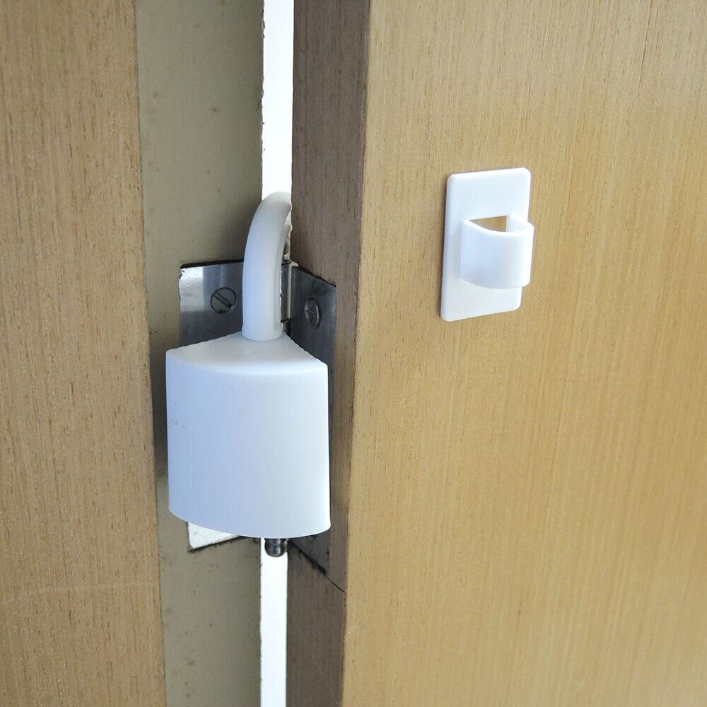 Trava Segurança Dobradiça Porta Branca Bemfixa
